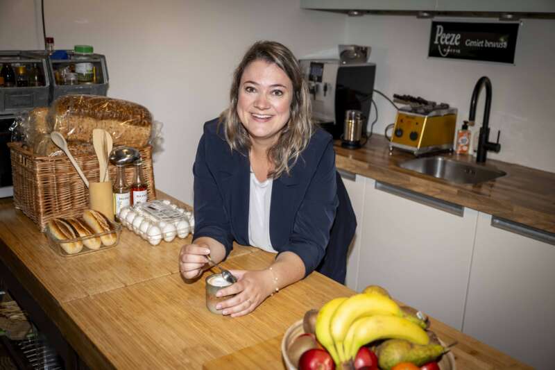 Photo of our team member Lisanne van de Weijer