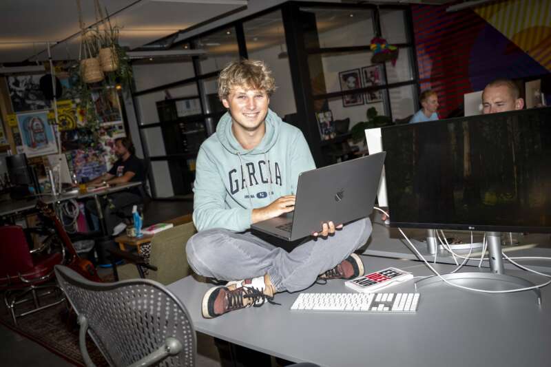 Photo of our team member Dylan Oosterhoff